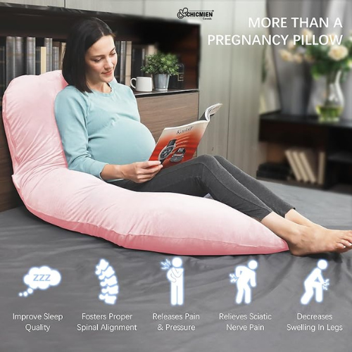 Full body pregnancy pillow for soon-to-be-moms.