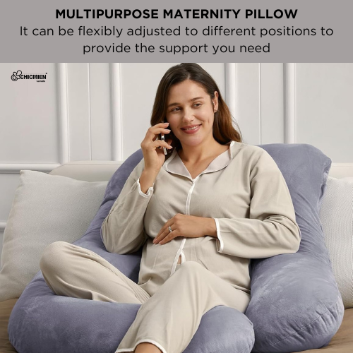 Full body pregnancy pillow for soon-to-be-moms.