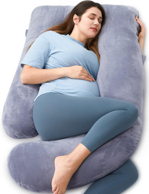 Full body pregnancy pillow for soon-to-be-moms.